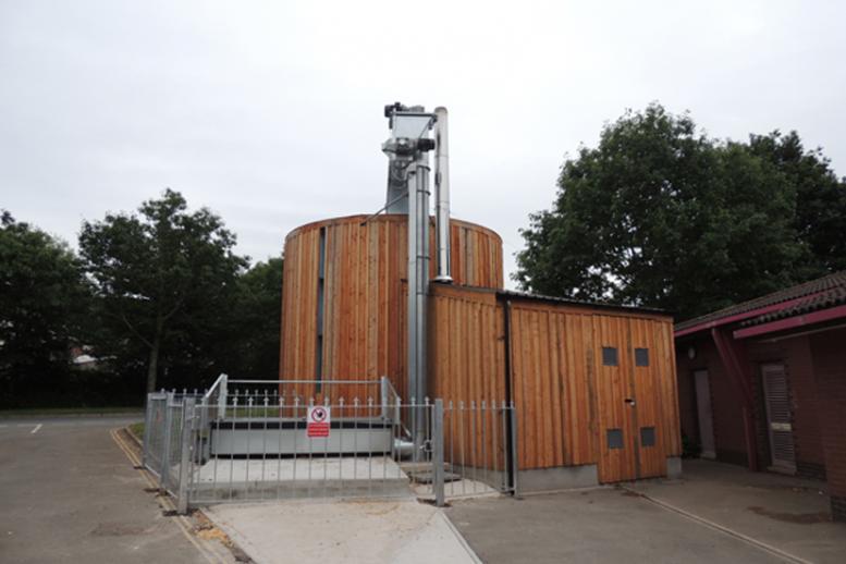 Biomass Storage Bin & Intake