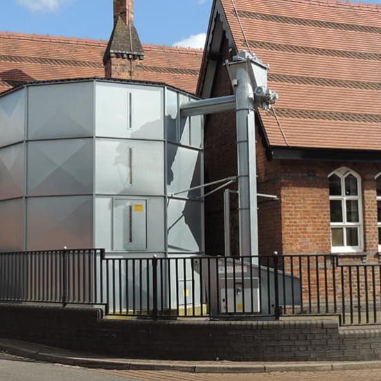 Perry of Oakley biomass bin