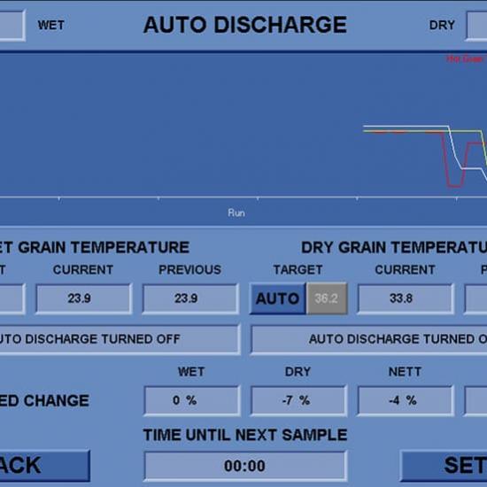 Moisture Meter Control Panel