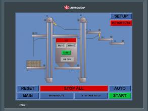 Perry of Oakley PLC control panel Strawsons