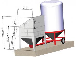 grain drier loading bin