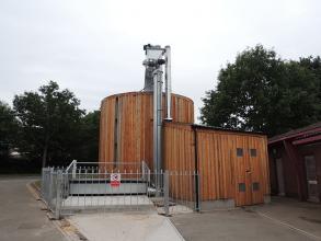 Perry of Oakley aptional cladding biomass bin storage