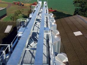 Perry of Oakley silo loading conveyor