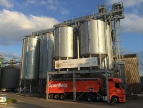 Perry of Oakley truck filling silo